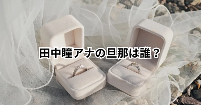 田中瞳アナの旦那は誰？同棲で結婚間近と噂されていた人物に迫る！