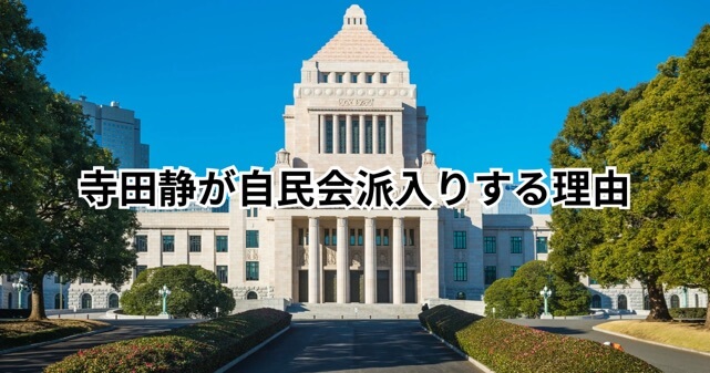 寺田静参院議員が自民会派入りした理由はなぜ？無所属から転じた背景を解説