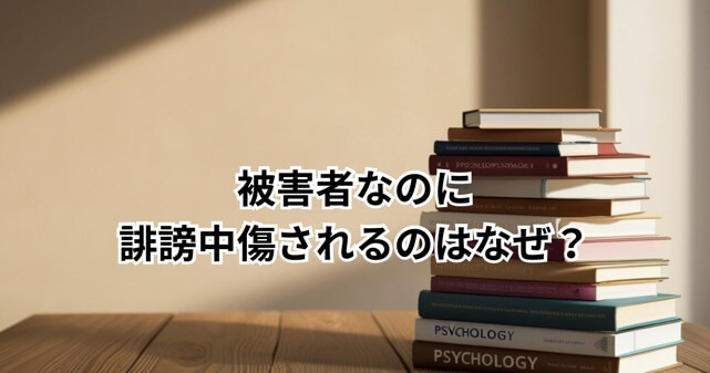 被害者なのに誹謗中傷されるのはなぜ？ネット加害者の心理を徹底解説