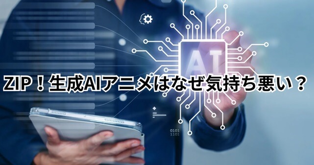 ZIP!生成AIアニメはなぜ気持ち悪い？「朝から吐きそう」と批判された理由を解説
